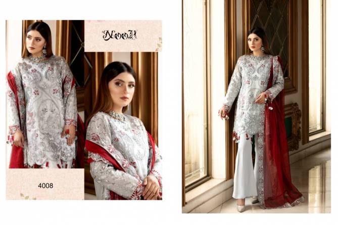 Noor Zebtan 2 Faux Georgette  Heavy Embroidery With butterfly net Latest Fancy Designer Pakistani Salwar Suits Collection